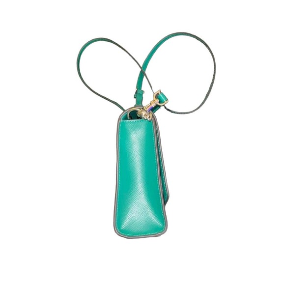 Kate Spade Green Leather Crossbody Handbag New - Picture 9 of 11